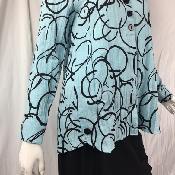 Habitat Tunic Swing Shirt Aqua - Picture 3 of 8